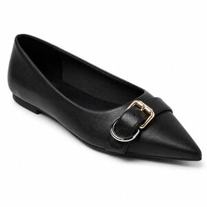 A New Day Valentina Pointed Ballet Flats Black Size 10 New With Tags